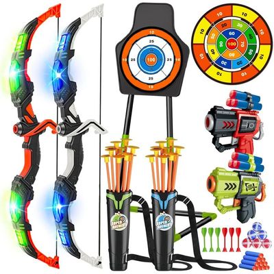 Toi-Toys Arbalète Jouet Avec Balles En Mousse Et Cibles – Tir Sécurisé Intérieur/Extérieur