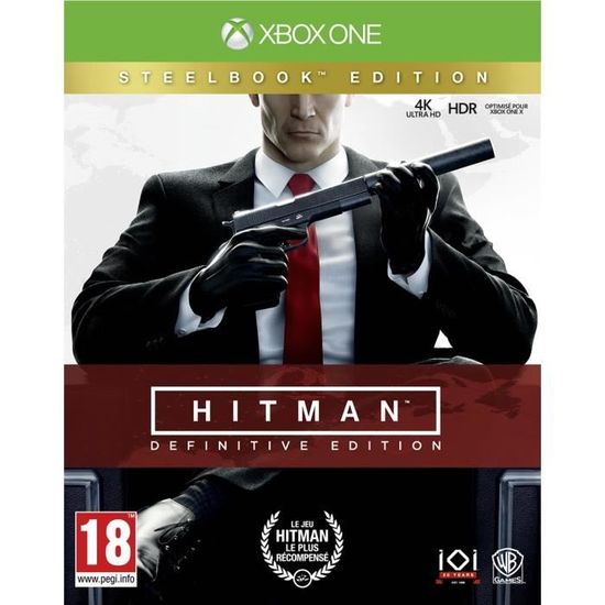 Jeu Hitman - Xbox One - Definitive Edition - Action - Contient la version Steelbook
