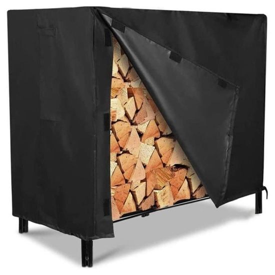 Housse De Protection Pour Bois De Chauffage 2,4m - Tissu Oxford 600D Imperméable | Protection UV Et Intempéries