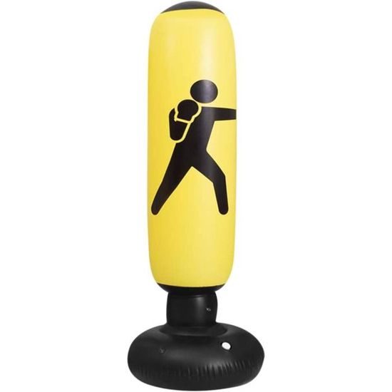 Sac De Frappe Gonflable JanTeelGO 120cm - Punching-ball Rebondissant Pour Enfants