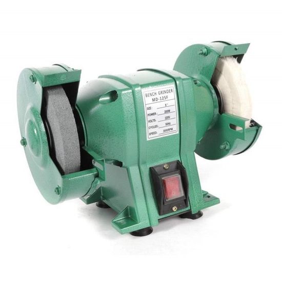 Touret à Meuler 200W - 150mm Constructor - Meuleuse D'Établi Avec 2 Meules