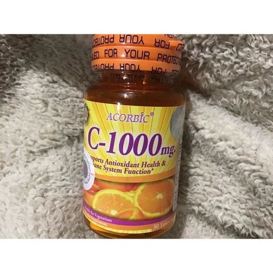 Comprimes De Vitamine C 1000 Mg Acorbic Cdiscount Au Quotidien Comprimes De Vitamine C 1000 Mg Acorbic Cdiscount Au Quotidien