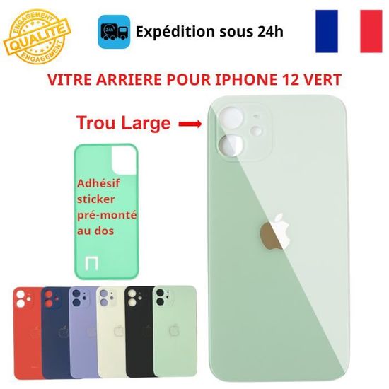 Replacement Rear Back Glass Big Hole For IPhone 15/15 Pro Pro Max Plus Lot