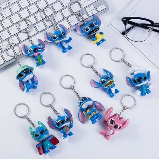 Porte clé personnalisé STITCH - Création Unique en Résine