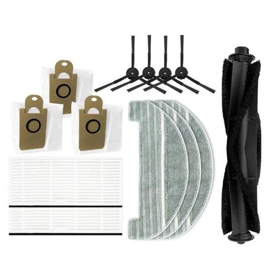 Kit Pièces De Rechange Pour Robot Aspirateur Proscenic M8/M8Pro - Brosse Principale, Brosses Latérales, Filtres