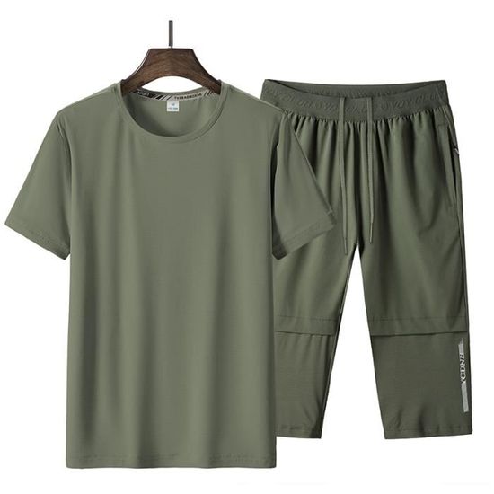 Short Dixxon Homme Taille 34 Camouflage Vert - Léger Et Stretch Pour L'été