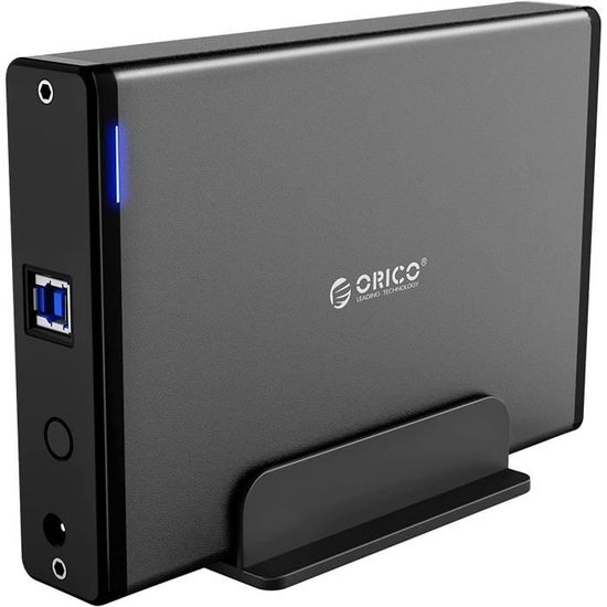 Boîtier Disque Dur SATA SODIAL USB 3.0 Pour 2.5 Et 3.5 Pouces – Noir
