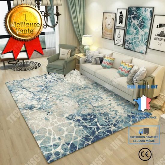 AUWUUA Tapis Feuilles D'eucalyptus 150x250cm Feuille Botanique Verte