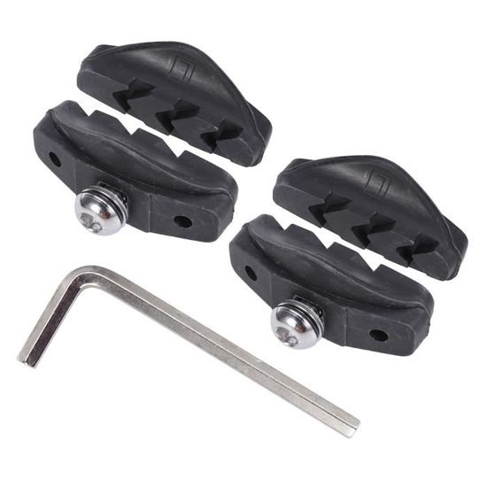 Plaquettes De Frein Pour Vélo De Route - Type étrier C, 50 Mm, Noir - Lot De 2 Paires (4 Plaquettes) Avec Outil D'installation - Caoutchouc Résistant à L'usure