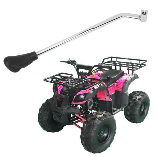 Pédale De Levier De Vitesse Pour Moto 110cc-125cc à Moteur Horizontal 4 Temps - Quad, VTT, Dirt Bike - Noir/Argent - 14