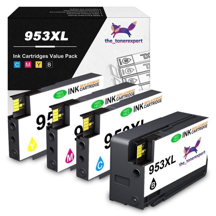 HP 953XL Noir, L0S70AE, Cartouche d'origine, Haute capacité, Compatible