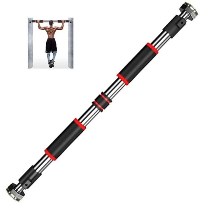 Barre De Traction Jackal Pour Cadre De Porte – Acier Noir, Portable, Fitness à La Maison