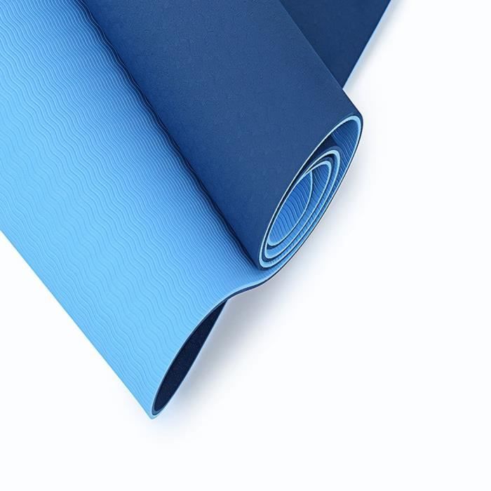 Tapis de yoga double couleur antidérapant TPE Tapis de fitness de sport en plein air écologique TAPIS DE YOGA 114
