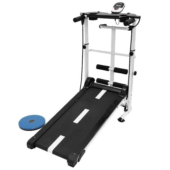 HUGUANGh® Tapis de course zèbre noir mini 115 * 52 * 110cm