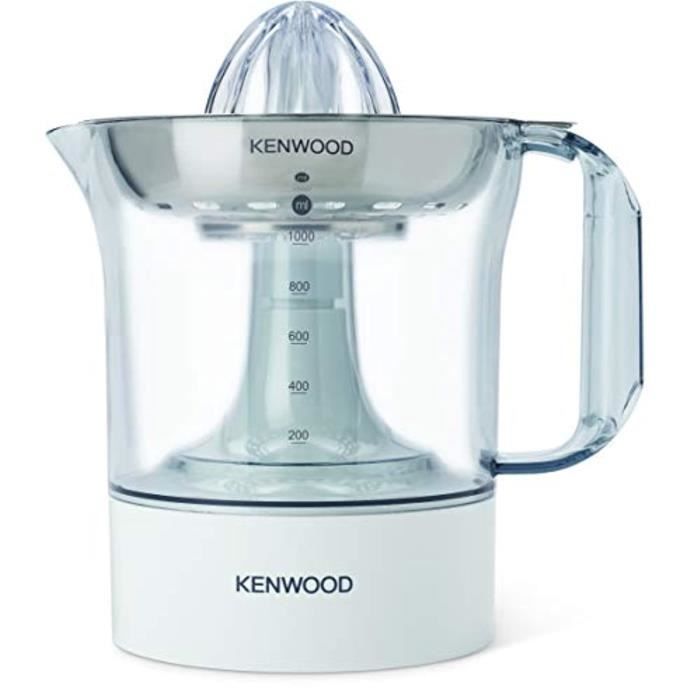 Kenwood Presse Agrumes Électrique JE290, Appareil à Jus, Capacité 1L, Blanc