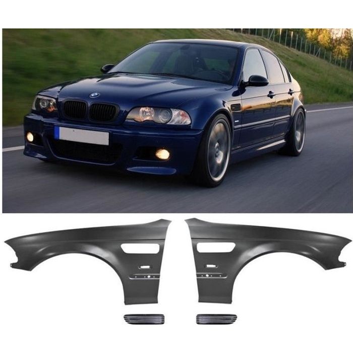 2 AILE LOOK M3 POUR BMW SERIE 3 E46 COUPE PHASE 1 DE 1999 A 03/2003