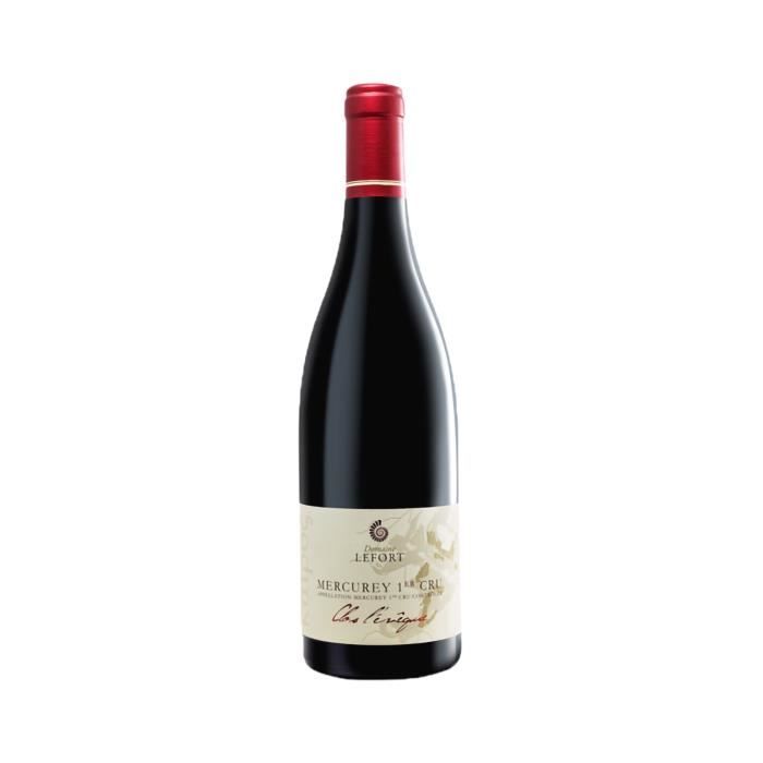 Mercurey 1er Cru Le Clos l'Evêque Rouge 2016 - 75cl - Domaine David Lefort - Vin AOC Rouge de Bourgogne - Cépage Pinot Noir
