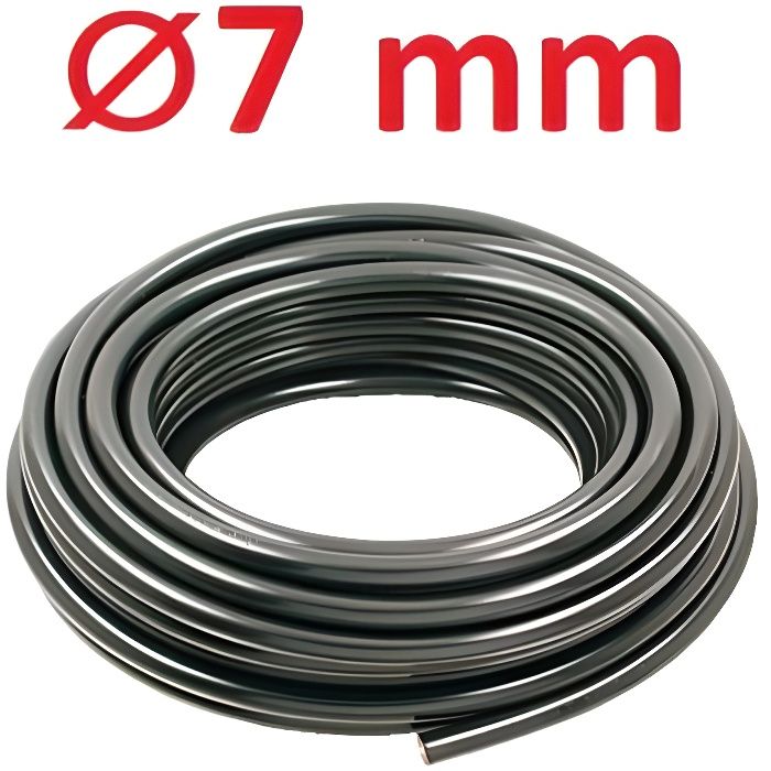 CABLE FIL A BOUGIE DIAMETRE 7MM LONGUEUR 2M ELECTRIQUE UNIVERSEL AUTO MOTO SCOOTER MOBYLETTE CUIVRE SOLEX 3800 MBK 51 PEUGEOT 103