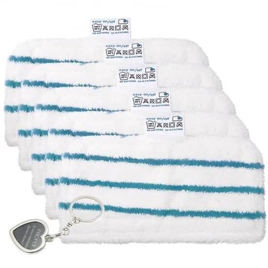 Lot de 5 Lingettes Microfibres Black Decker Balais Vapeur - Alternative à FSMP20 FSM1630,FSM1616,FSM1321,FSM1605, FSMH13151SM ETC