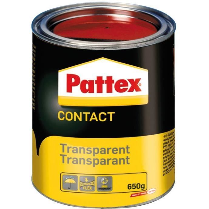 Pattex colle contact transparente 650g