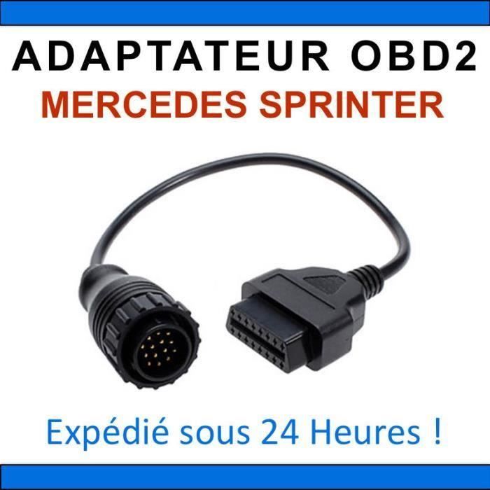 Adaptateur OBD2 vers MERCEDES BENZ SPRINTER - DIAG Auto - MB STAR DELPHI AUTOCOM