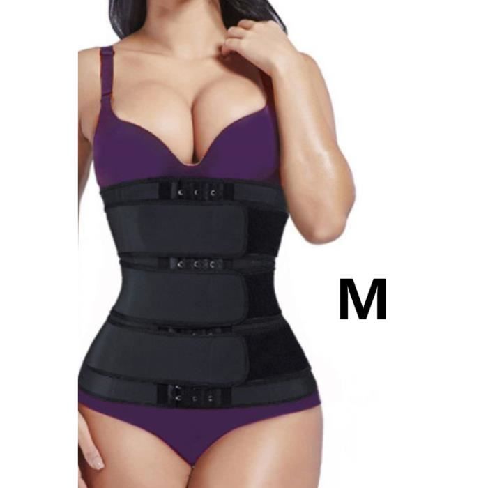 Ceinture de Sudation,Sexy Corset,Femmes Sérrée-Taille Ceinture Neoprene,Ventre Plat Minceur Body Shaper,pour perte de poids,sauna,M