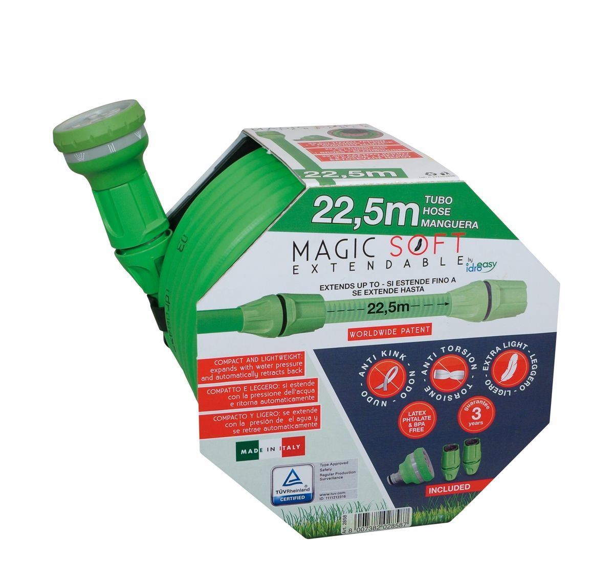 Tuyau d'arrosage Extensible Magi-Soft 22,50 m - Jardibric