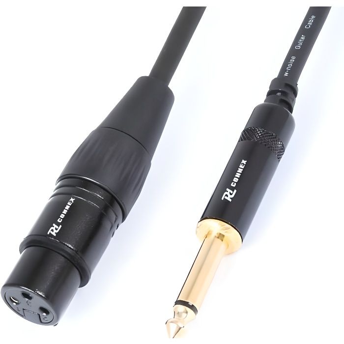 Cordon Convertisseur XLR Femelle - 6.3M Jack Mâle-PD Connex