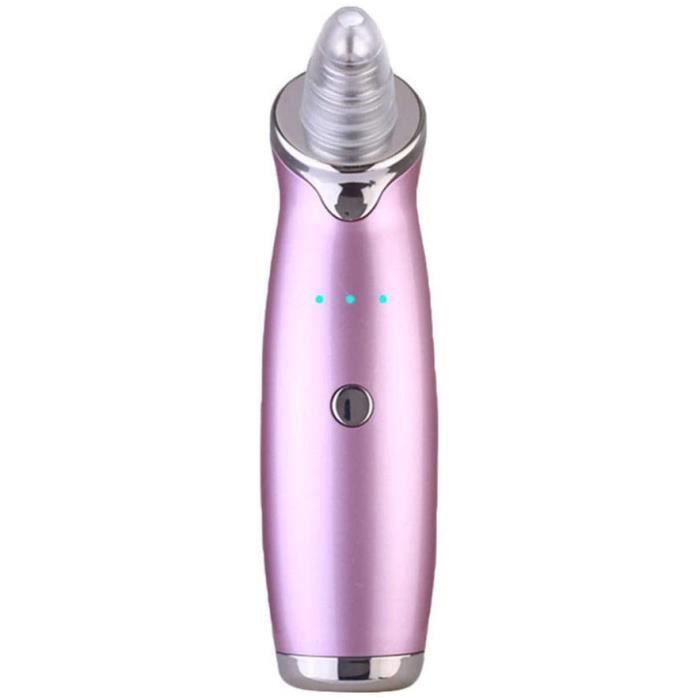 ACCESSOIRES SOLUSTRE Prime Multifonctionnel Rechargeable Portable Pores Ventouse Comeacutedon Remover Or Rose1752