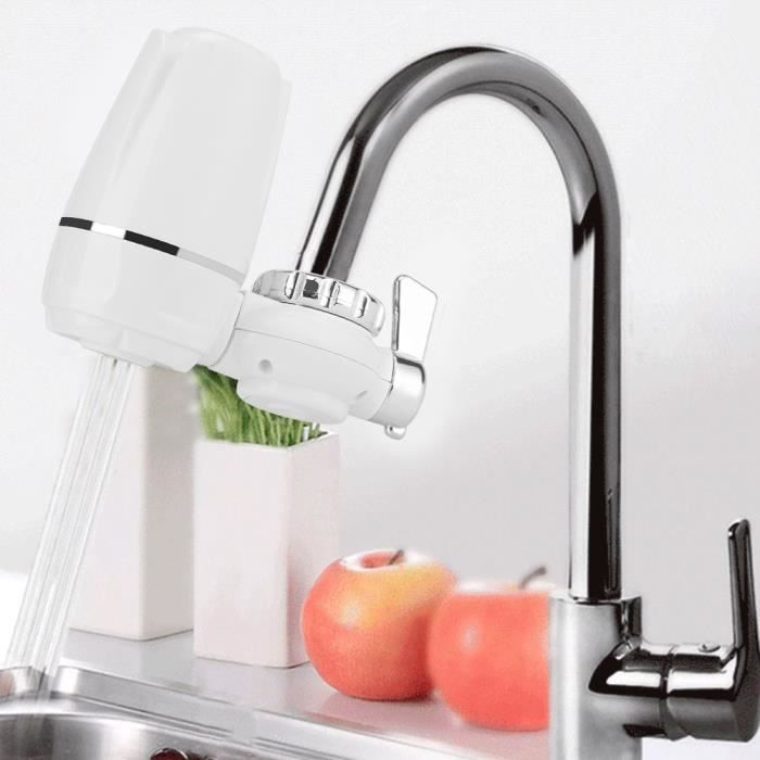 Purificateur de filtre à eau à montage sur robinet de robinet de cuisine domestique avec noyau en céramique lavable HB016
