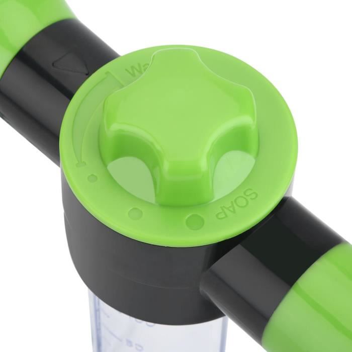Zerodis lave-auto Rondelle d'outil de nettoyage de pistolet à eau de mousse de lavage de voiture à haute pression 6m vert