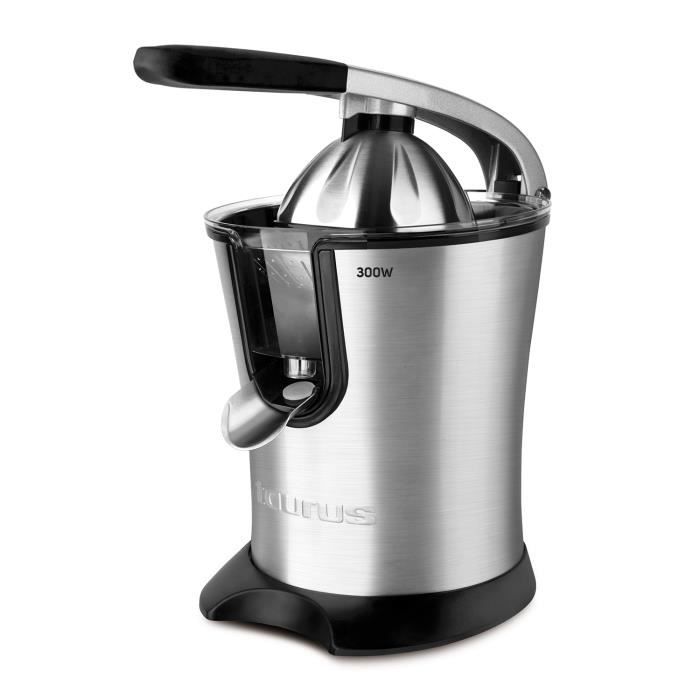 Taurus Citrus 300 Legend - Presse-agrumes électrique 300W, moteur professionnel, filtre régulateur de pulpe, démontable, 650 ml