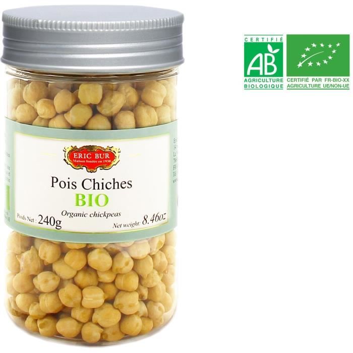 ERIC BUR Pois Chiches Bio - 240 g