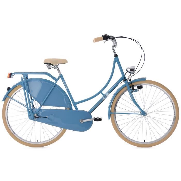Vélo hollandais 28'' Tussaud 3 vitesses bleu TC 54 cm KS Cycling