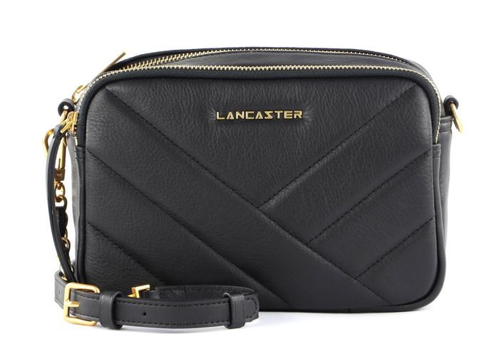 LANCASTER Soft Vintage Trotter bag Noir [166131] -  sac à épaule bandoulière sacoche