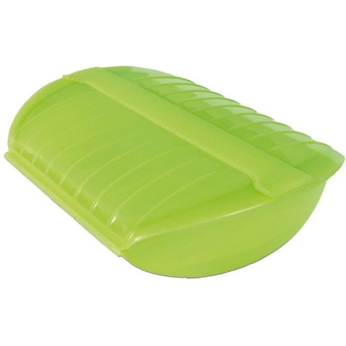 Papillote 3/4 personnes - silicone, vert