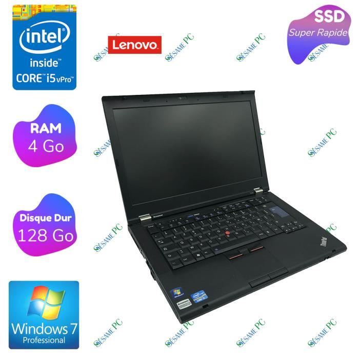 Lenovo T420 - Intel Core i5 2520M - RAM 4 Go - SSD 128 Go - 14