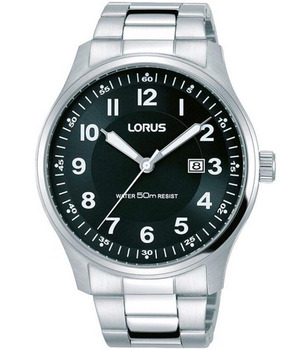 Montre Sport Lorus Homme Argent - RH935HX9 9mm Noir