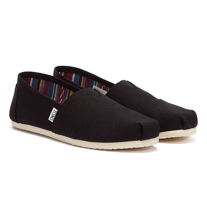 Toms Espadrilles CANVAS DAMES Noir