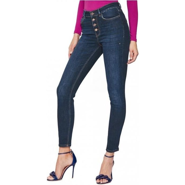 Jean brut skinny taille haute 1981 - Guess jeans - Femme
