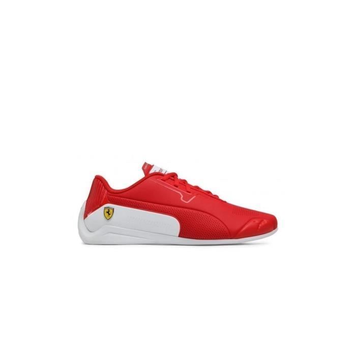 Chaussures PUMA Ferrari Drift Cat 8 Rouge-Blanc - Homme/Adulte