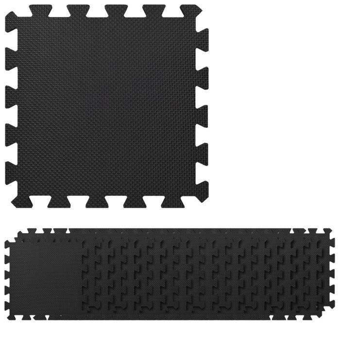 Navaris Tapis de Sol Puzzle - Matelas de Sport 20 pièces 30x30x1 cm - Protection Sol en Mousse - Dalle Tapis carré Fitness Gymnas