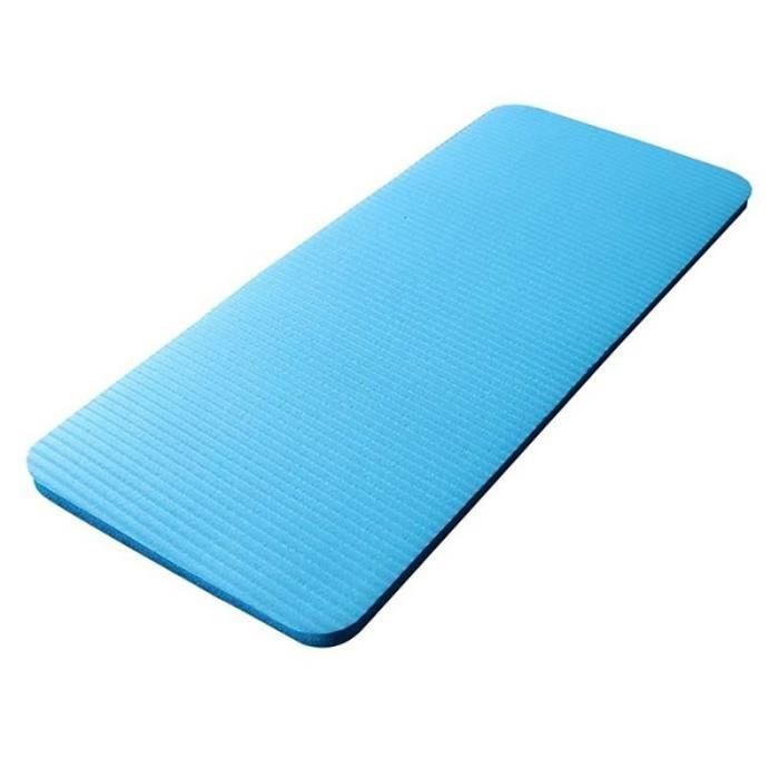 Tapis de yoga Pilates NBR 60x25x1,5cm Bleu