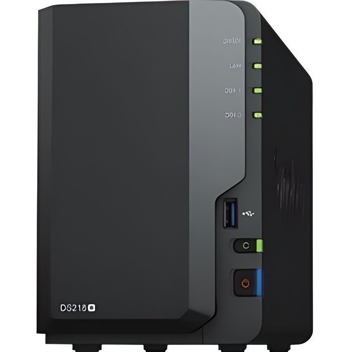 SYNOLOGY - Serveur de Stockage (NAS) - DS218+ - 2 Baies - Boitier nu