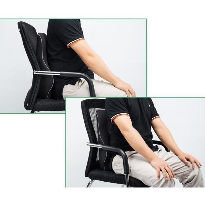 Respirant Oreiller Coussin Lombaire Dos Chaise Bureau Voiture Coussin pour Dos /Coussin Lombaire Ergonomique