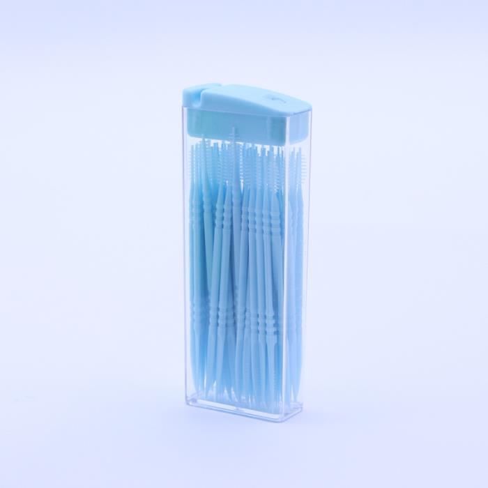 200pcs cure-dents en plastique dentaire à double extrémité Brosse dents bâtons dentaires soins de dent (couleur CURE-DENT