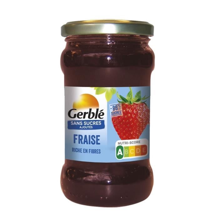 Gerblé Sans Sucres Ajoutés Confiture Fraise 320g