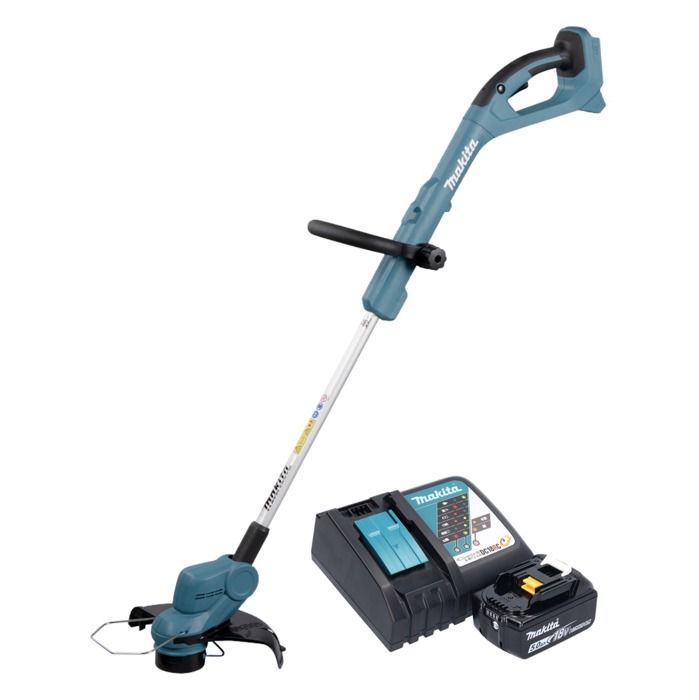 Makita DUR193RT1 Coupe bordure sans fil 260mm 18V + 1x Batterie 5 0Ah + Chargeur