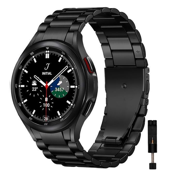 Bracelet métallique en acier inoxydable Noir pour Samsung Galaxy Watch6 Classic 43 mm - Yuan Yuan -