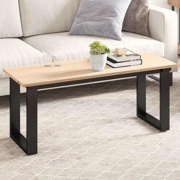 vidaXL Dessus de table 110x40x17 cm rectangulaire bois de pin massif 847418